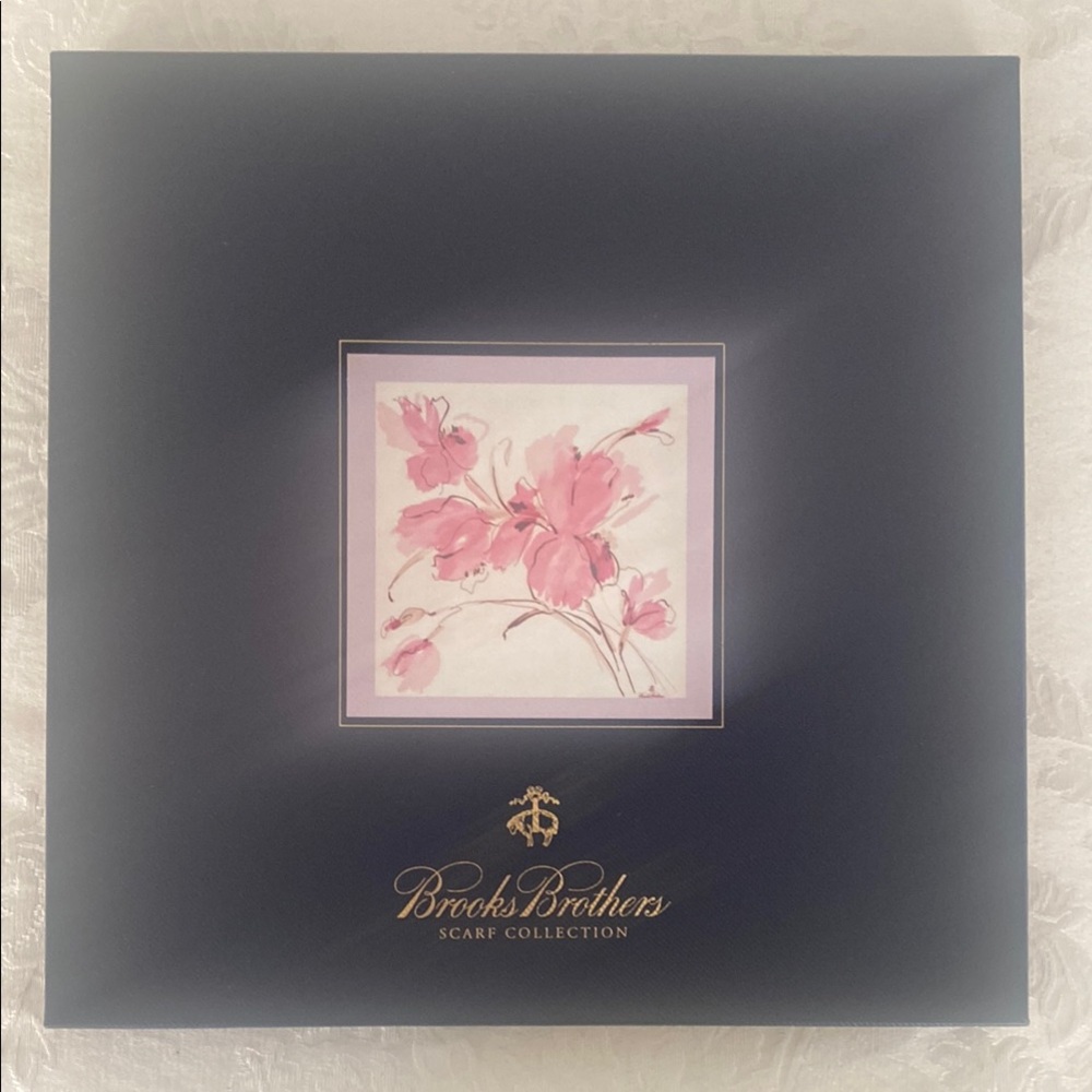 Brooks Brothers Pink Blossom Scarf